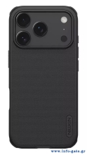 NILLKIN θήκη Super Frosted Shield Pro Magnetic για Apple iPhone 17 Pro, μαύρη
