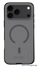 NILLKIN θήκη Super Frosted Shield Pro Magnetic για Apple iPhone 17 Pro, διάφανη/μαύρη