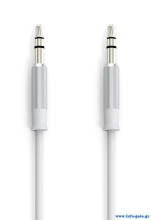 LDNIO καλώδιο ήχου 3.5mm LS-Y02, AUX, 1m, λευκό