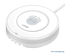 LDNIO σταθμός φόρτισης AW003, USB-C/3x USB/wireless, 32W, PD/QC, λευκός