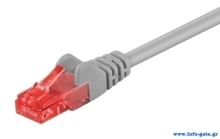 GOOBAY καλώδιο δικτύου 72576, CAT 6 U/UTP, CCA, 250MHz, 3m, γκρι