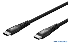 GOOBAY καλώδιο USB-C 73955, 60W, 480Mbps, 3m, μαύρο