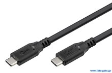 GOOBAY καλώδιο USB-C 74193, USB4, 100W, 40Gbps, 8K/60Hz, 2m, μαύρο