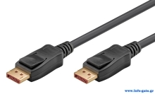 GOOBAY καλώδιο DisplayPort 74761, 16K/60Hz, 80 Gbps, 2m, μαύρο