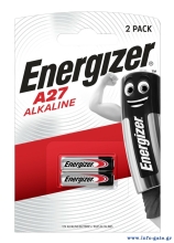 ENERGIZER αλκαλικές μπαταρίες A27, 12V, 2τμχ