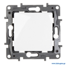 LEGRAND διακόπτης 764500, μονός, λευκός