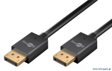 GOOBAY καλώδιο DisplayPort 77443, 8K/120Hz, 40 Gbps, 2m, μαύρο