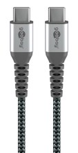 GOOBAY καλώδιο USB-C 79559, 60W, 480Mbps, 0.15m, μαύρο