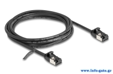DELOCK καλώδιο δικτύου 80184, CAT 8.1 U/FTP, 40Gbps, εύκαμπτο, 2m, μαύρο