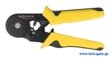 DELOCK πρέσα ακροδεκτών 90561, αυτορυθμιζόμενη, εξάγωνο, 10-23 AWG