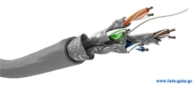 GOOBAY καλώδιο δικτύου 93954, CAT 6 S/FTP (PiMF), CCA, 100m, γκρι