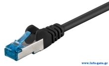 GOOBAY καλώδιο δικτύου 94152, CAT 6A S/FTP, 500MHz, Copper, 0.25m, μαύρο