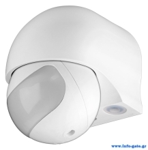 GOOBAY ανιχνευτής κίνησης 95174, εξωτερική χρήση, IP44, 180°, 12m, λευκό