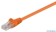 GOOBAY καλώδιο δικτύου 95215, CAT 5e U/UTP, CCA, PVC, 0.5m, πορτοκαλί