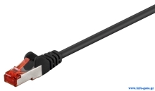 GOOBAY καλώδιο δικτύου 95518, CAT 6 S/FTP (PiMF), CCA, 5m, μαύρο