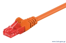 GOOBAY καλώδιο δικτύου 95594, CAT 6 U/UTP, CCA, 250MHz, 1.5m, πορτοκαλί