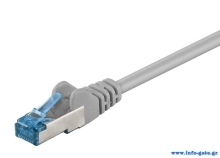 GOOBAY καλώδιο δικτύου 95602, CAT 6A S/FTP, 500 MHz, Copper, 1.5m, γκρι