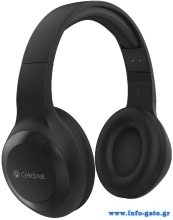 CELEBRAT headphones με μικρόφωνο A23-ΒΚ, bluetooth, 40mm, μαύρο