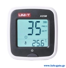 UNI-T ψηφιακός μετρητής περιβάλλοντος A25M, PM2.5 & θερμοκρασία