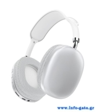 CELEBRAT headphones A35, ασύρματα & ενσύρματα, micro SD, 40mm, 200mAh, λευκά