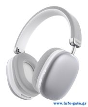 CELEBRAT headphones A39, ασύρματα & ενσύρματα, micro SD, 40mm, 400mAh, ασημί