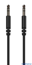 CELEBRAT καλώδιο ήχου 3.5mm AU-01, AUX, 1m, μαύρο