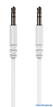 CELEBRAT καλώδιο ήχου 3.5mm AU-01, AUX, 1m, λευκό