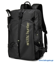 ARCTIC HUNTER τσάντα πλάτης B00391 με θήκη μπάλας & laptop, 26L, μαύρη