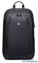 ARCTIC HUNTER τσάντα πλάτης B00443 με θήκη laptop 15.6, USB, 19L, μαύρη