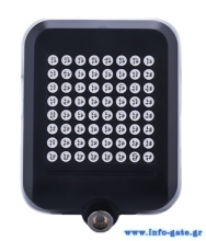 Έξυπνος οπίσθιος φωτισμός ποδηλάτου BIKE-0034, LED, μπαταρία, USB, μαύρο