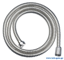 BRUNO σπιράλ ντους BRN-0243, ανοξείδωτο ατσάλι, 175g, 1.5m, ασημί