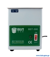 BEST Ultrasonic Cleaner BST-300, Stainless Steel, 50W