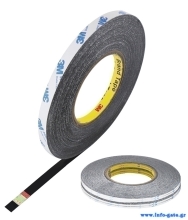 BEST ταινία διπλής όψεως 3M BST-3M3MM-BK μηχανισμών αφής, 3mmx50m, μαύρη