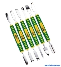 BEST Pry tools 6 τεμαχίων με Διπλή κεφαλή, μεταλλικό