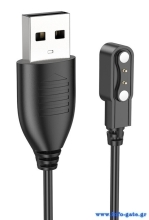 ZEBLAZE USB καλώδιο φόρτισης για smartwatch Btalk Plus, μαύρο