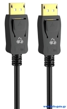 POWERTECH καλώδιο DisplayPort 1.4V CAB-DP052, copper, 8K/60Hz, 5m, μαύρο