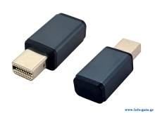 POWERTECH mini DisplayPort display emulator plug CAB-DP083, 4K/17Hz, γκρι