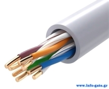 POWERTECH καλώδιο δικτύου CAB-N287, Cat 5e U/UTP, CCA, 26AWG, 100m, γκρι