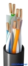 POWERTECH καλώδιο δικτύου CAB-N294, Cat 6 U/UTP, CCA, 24AWG, 305m, μαύρο