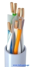 POWERTECH καλώδιο δικτύου CAB-N295, Cat 6 U/UTP, copper, 100m, γκρι
