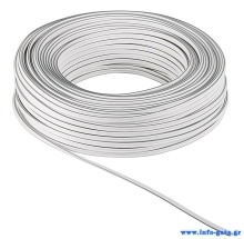 POWERTECH καλώδιο ήχου 2x 0.75mm² CAB-SP027, Copper, 10m, λευκό