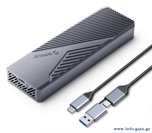ORICO θήκη για M.2 NVME SSD CNM2-G20, 20Gbps, γκρι