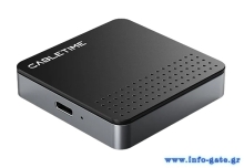CABLETIME θήκη για M.2 NVME SSD CT-SSD04-AG, μαγνητική, 10Gbps, γκρι