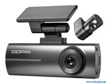 DDPAI smart σετ καμερών αυτοκινήτου N1 Dual, 1296p/1080p, WiFi