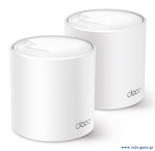 TP-LINK Home Mesh WiFi 6 System Deco X50, 3000Mbps AX3000, V1.0, 2τμχ