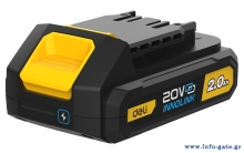 DELI μπαταρία λιθίου για εργαλεία μπαταρίας DL-DC20A2, 20V 2Ah