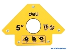 DELI μαγνητική γωνία συγκόλλησης DL-HDW75 με 45°/90°/135° γωνίες, 5