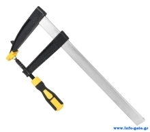 DELI σφιγκτήρας τύπου F DL111230 με μέγιστο άνοιγμα 300mm, μαύρος