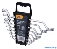 DELI σετ πολύγωνα κλειδιά DL150008A, 6x7-20x22mm, 8τμχ