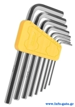 DELI σετ κλειδιά Allen DL230008 σε σχήμα L, 1.5-6mm, 8τμχ
